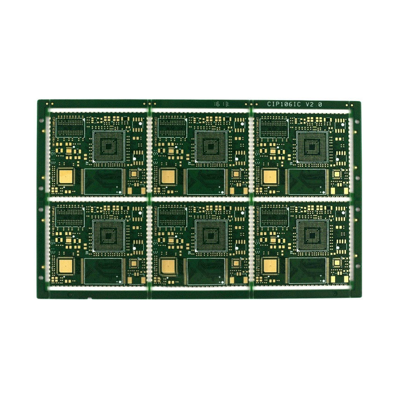 ISO9001 HASL Dual Layer Electronic PCB Board Matte Green