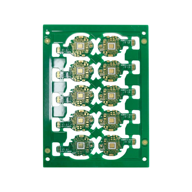 Multilayer Solder Mask Blind Buried Via PCB Prototype Service Gold Finger